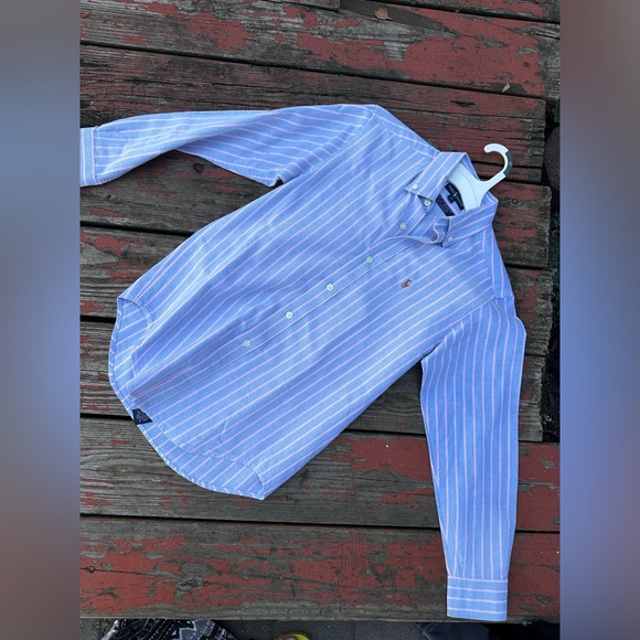 Ralph Lauren Classic Fit Oxford Shirt big boy size 10 - Picture 6 of 8